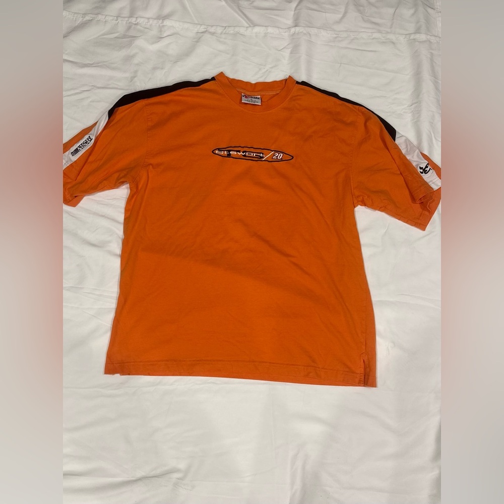 CHASE AUTHENTICS TONY STEWART Sz.XL NASCAR Orange shirt